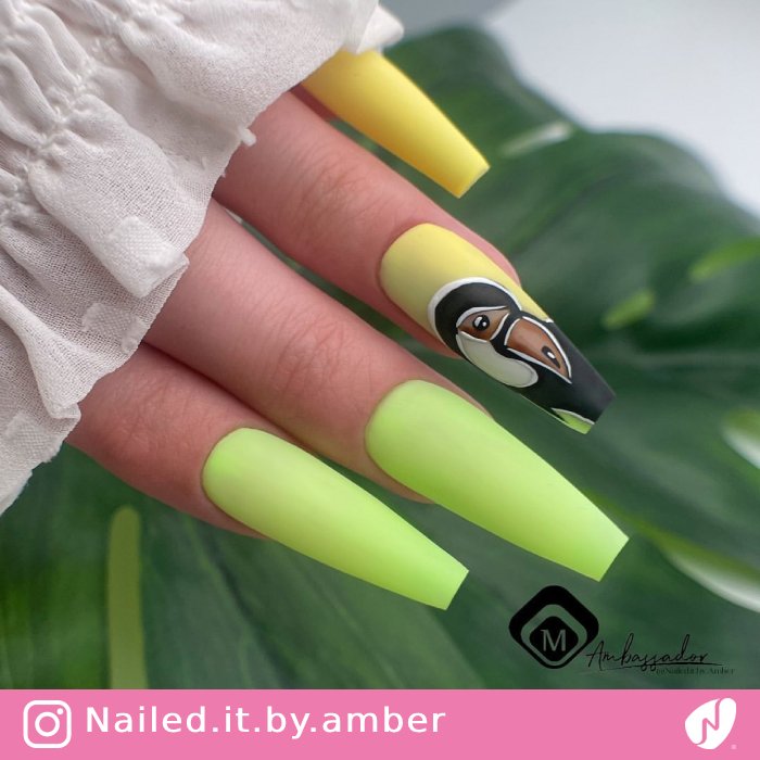 Toucan Tropical Nails